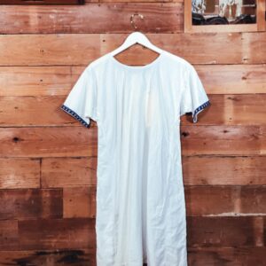 White Dresses Bandanas Custom
