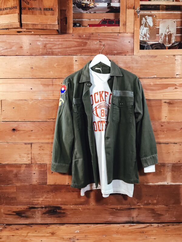 452 Army Green Shirt G.I RECTO scaled